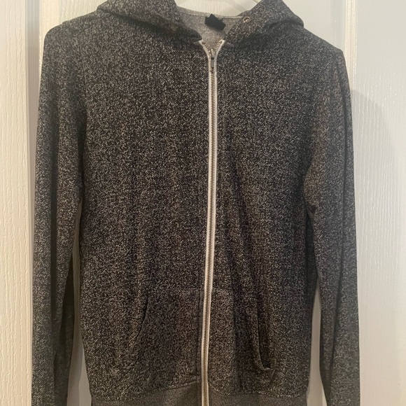 Heathered Black Zipup Hoodie ZUMIEZ - Picture 1 of 5